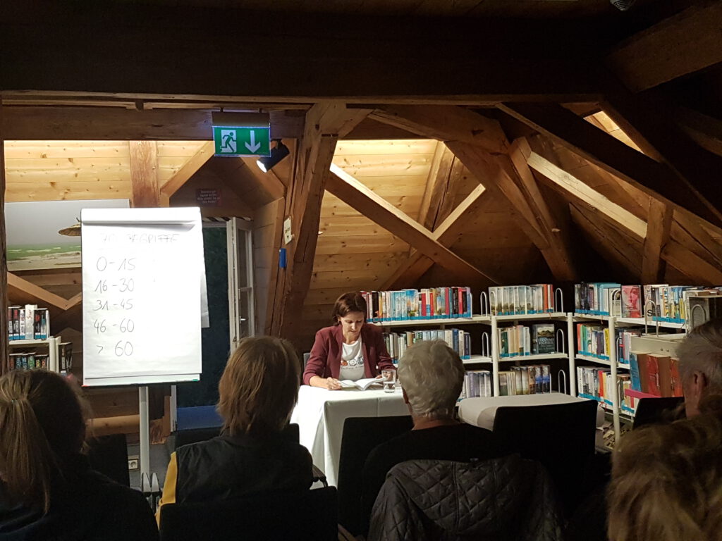 Kirsten Wunderle bei der Lesung
